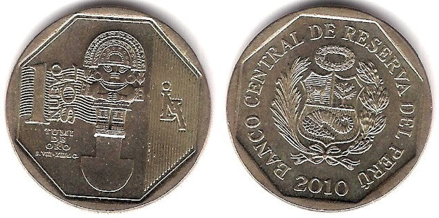 (340) Perú. 2010. 1 Nuevo Sol (EBC+)