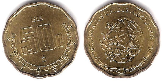 (549) Estados Unidos Mexicanos. 1993. 50 Centavos (SC)