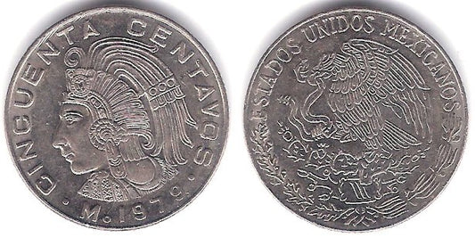 (452) Estados Unidos Mexicanos. 1979. 50 Centavos (SC)