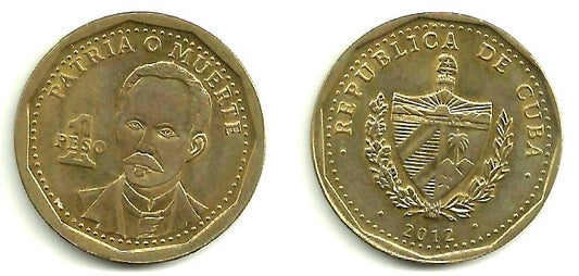 Cuba. 2012. 1 Peso (EBC)