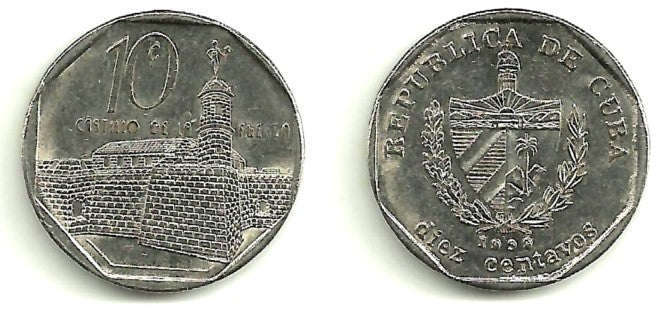 (576.2) Cuba. 2000. 10 Centavos (MBC)