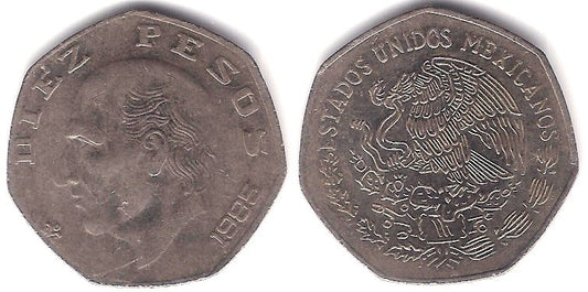 (477.2) Estados Unidos Mexicanos. 1985. 10 Pesos (MBC)