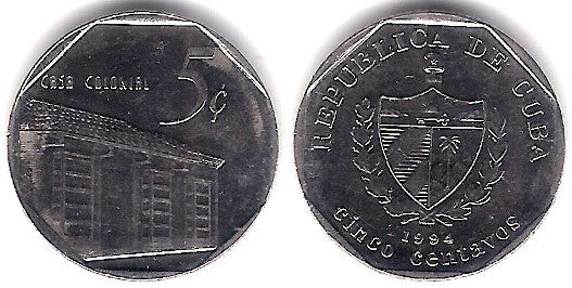 (576.1) Cuba. 1994. 10 Centavos (EBC)