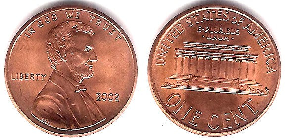 (201b) Estados Unidos de América. 2002. 1 Cent (SC)