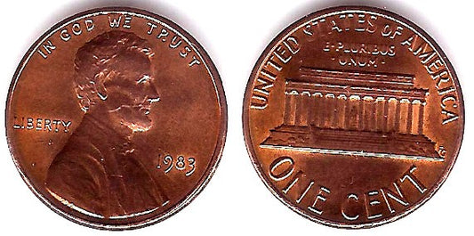 (201b) Estados Unidos de América. 1983. 1 Cent (MBC)
