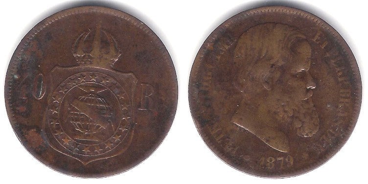 (479) Brasil. 1879. 40 Reis (MBC)
