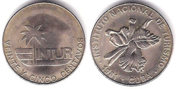 (417) Cuba. 1981. 25 Centavos (MBC+)