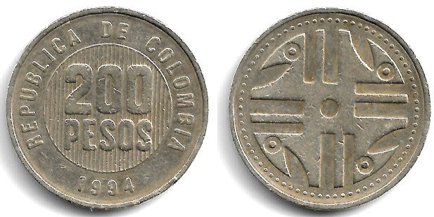 (287) Polonia. 1994. 200 Pesos (BC+)