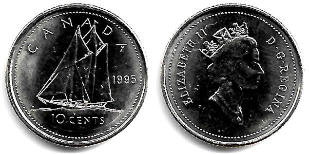 (183) Canadá. 1993. 10 Cents (SC)