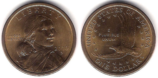 (310) Estados Unidos de América. 2000(D). 1 Dollar (SC)