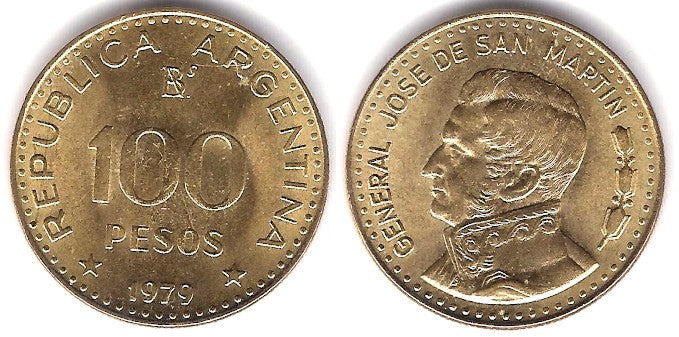 (85) Argentina. 1979. 100 Pesos (SC)