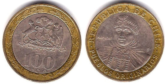 (236) Chile. 2005. 100 Pesos (BC+)