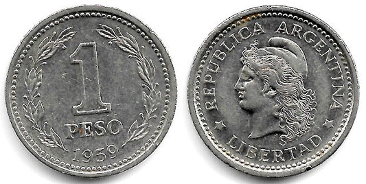 (57) Argentina. 1951. 1 Peso (MBC+)