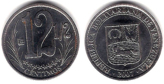(Y90) Venezuela. 2007. 12½ Céntimos (EBC+)