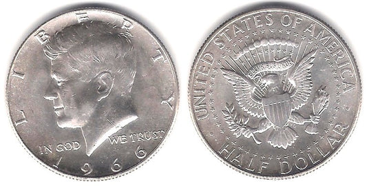 (202a) Estados Unidos de América. 1966. Half Dollar (SC)