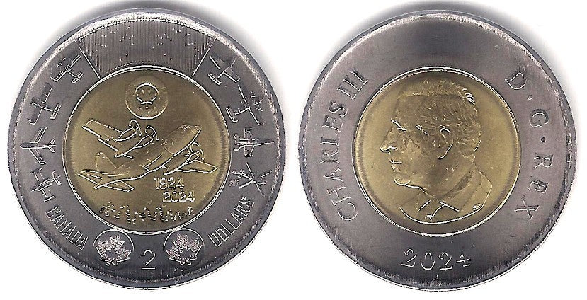 Canadá. 2024. 2 Dollars (SC)