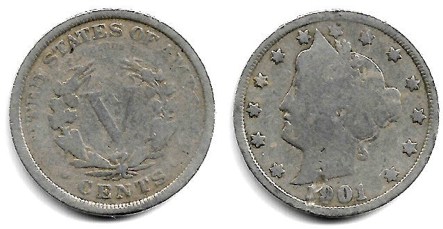 (112) Estados Unidos de América. 1901. 5 Cents (BC)