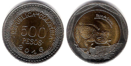 Colombia. 2016. 500 Pesos (SC)