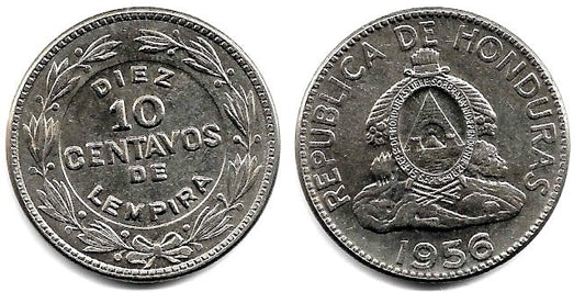 (76.1) Honduras. 1956. 10 Centavos (EBC)