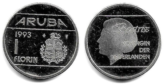 (5) Aruba. 1993. 1 Florin (EBC)